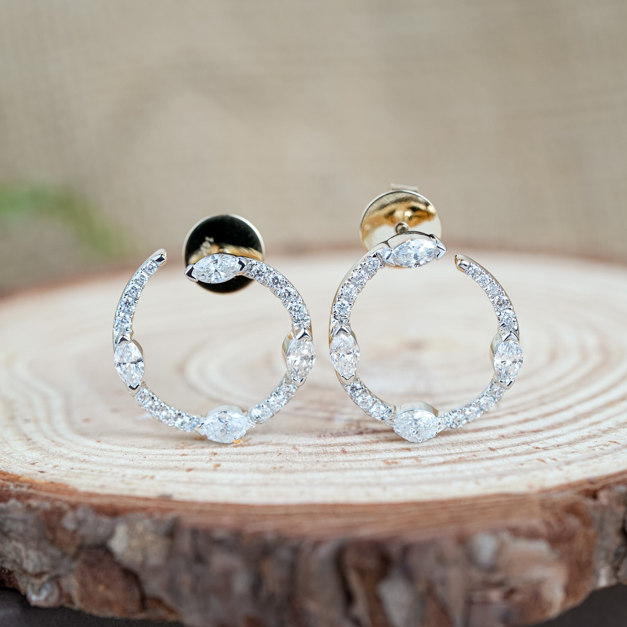 Luxe Marquise Lab Grown Diamond Earrings