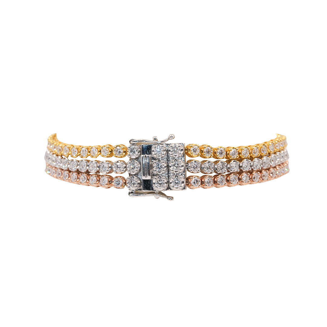 Trinity Glow Lab-Grown Diamond Bracelet