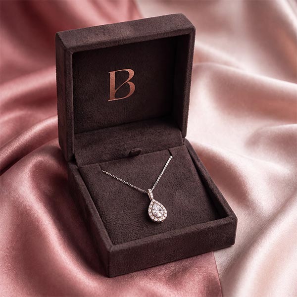 Marais Pear Lab Grown Diamond Pendant