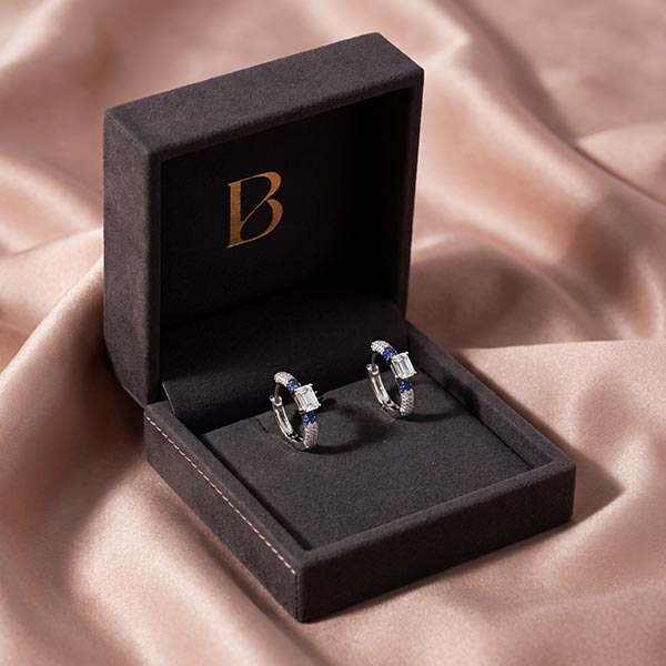 Sorelle Lab Grown Diamond Hoop Earring