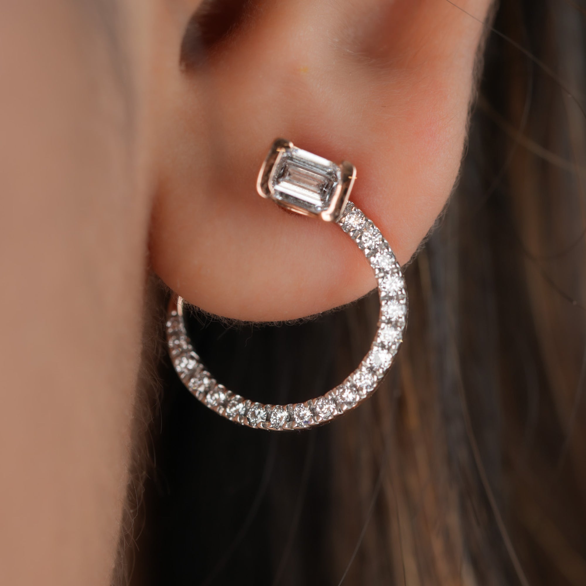 Luxe Legacy Solitaire Lab Grown Diamond Earrings