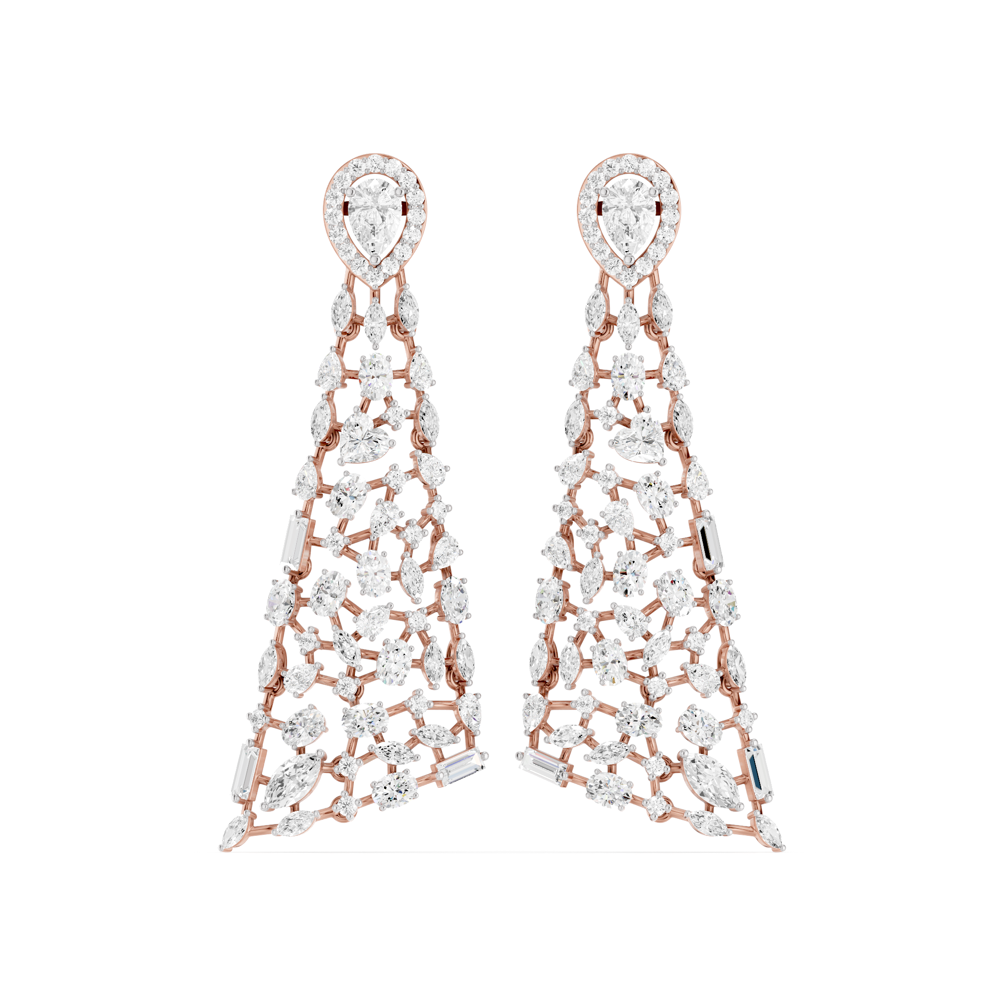 The Imperial Mosaic Lab Grown Diamond Earrings