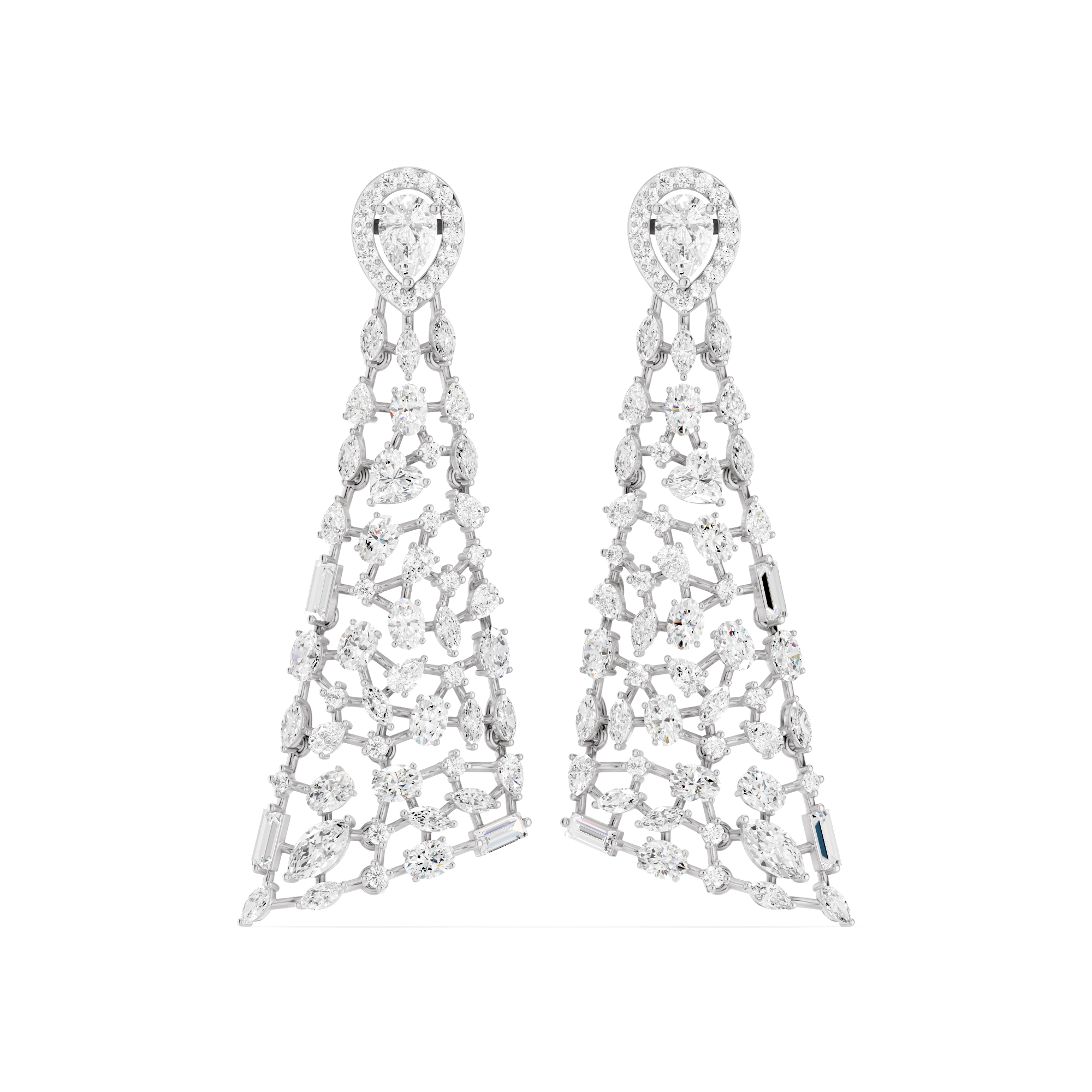 The Imperial Mosaic Lab Grown Diamond Earrings