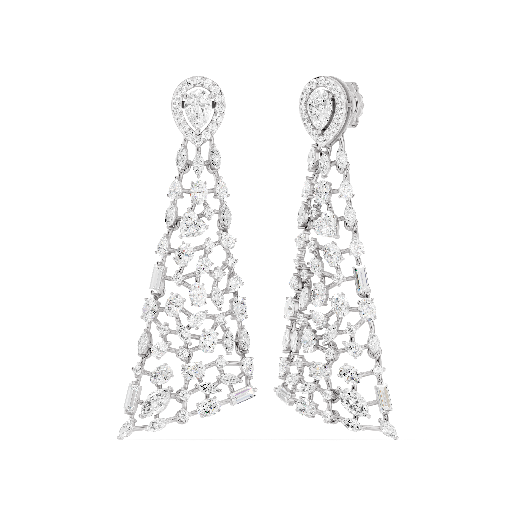 The Imperial Mosaic Lab Grown Diamond Earrings