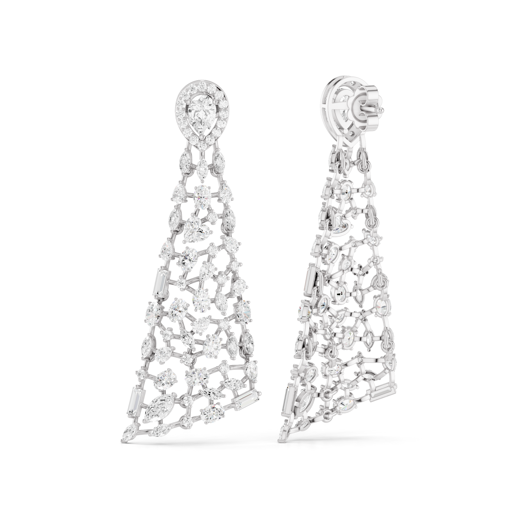 The Imperial Mosaic Lab Grown Diamond Earrings