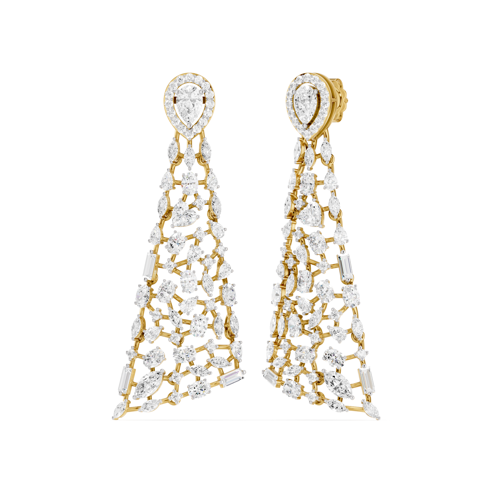 The Imperial Mosaic Lab Grown Diamond Earrings
