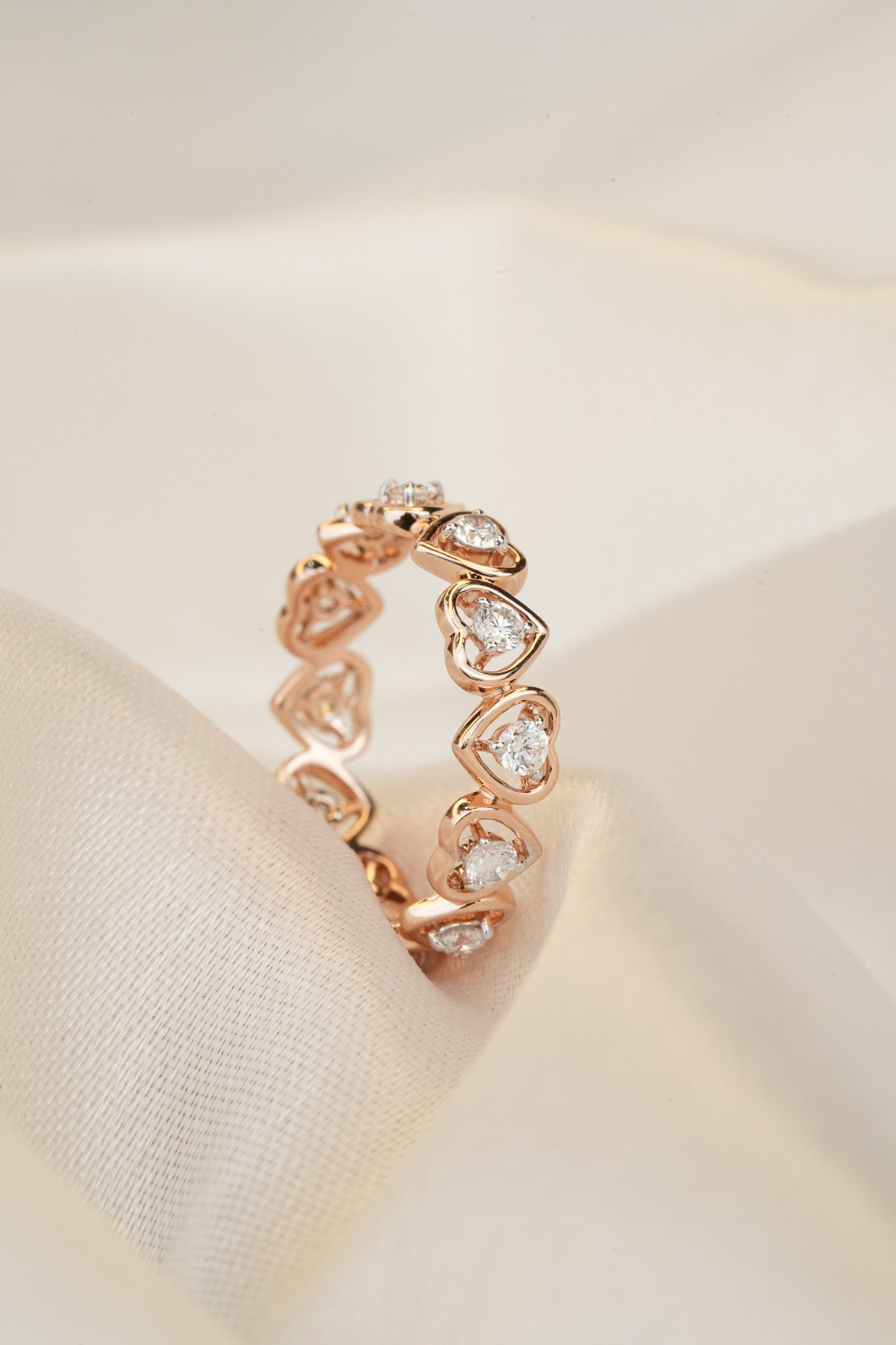 Lab Grown Diamond Band Rings - Blu Diamond