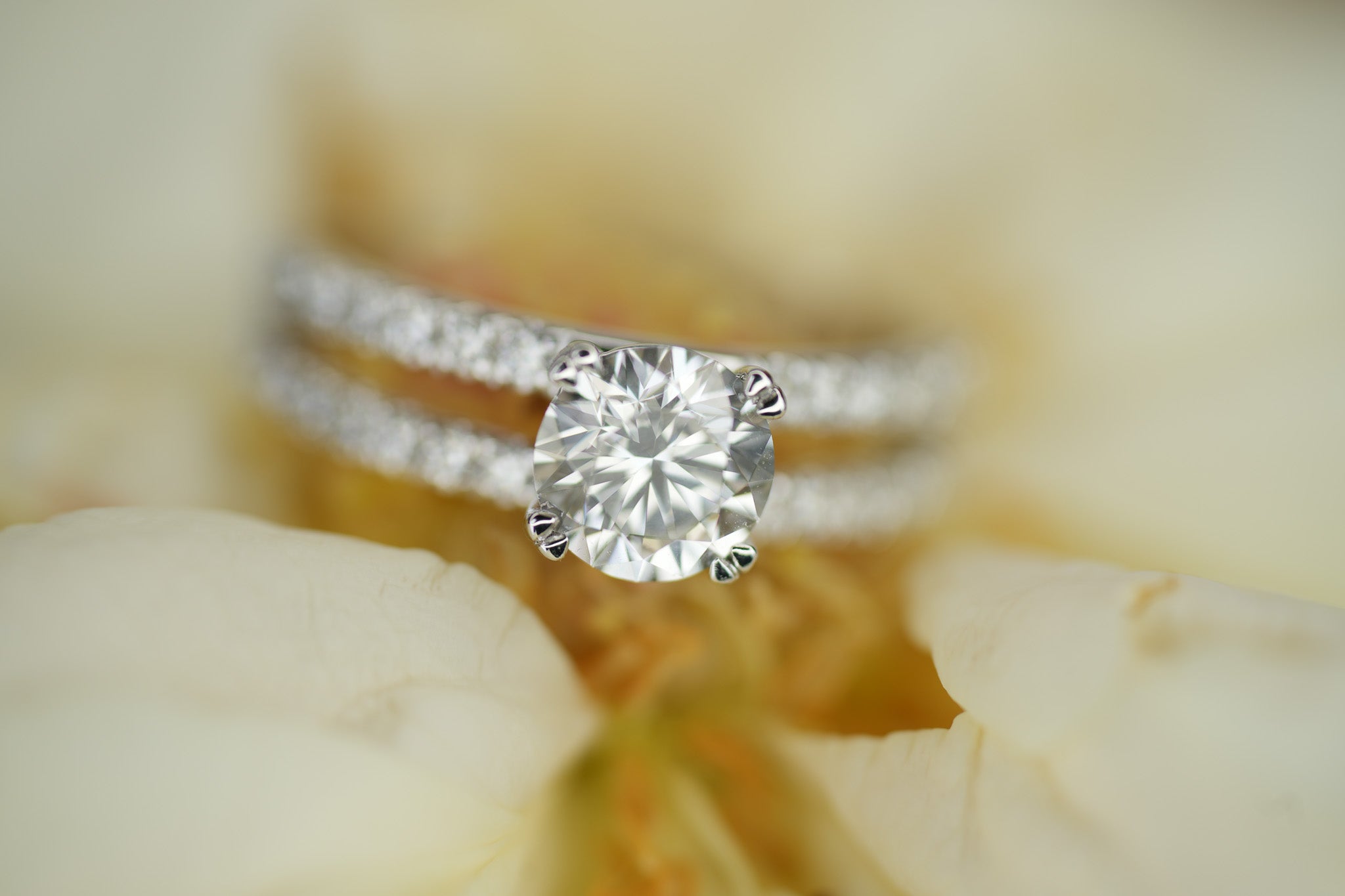 lab grown diamond ring - Blu Diamonds