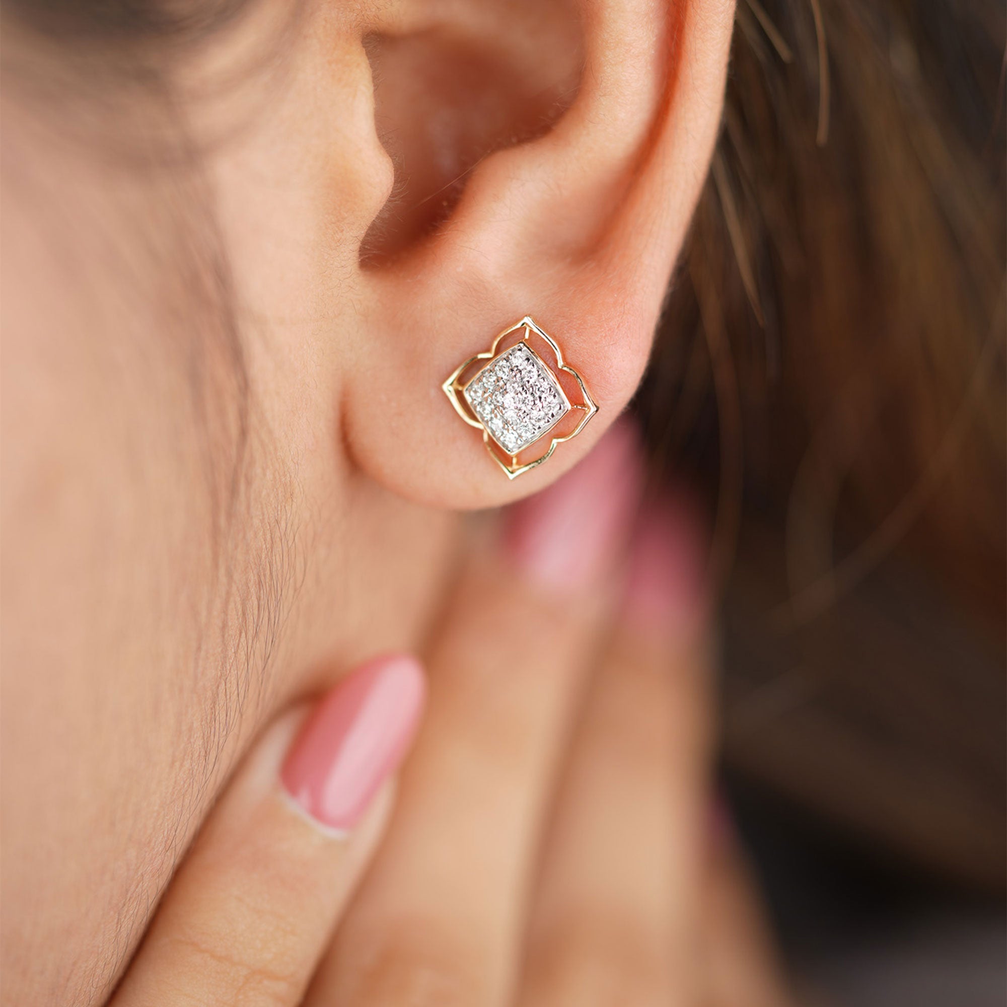 Celestial Whispers Lab Grown Diamond Earrings