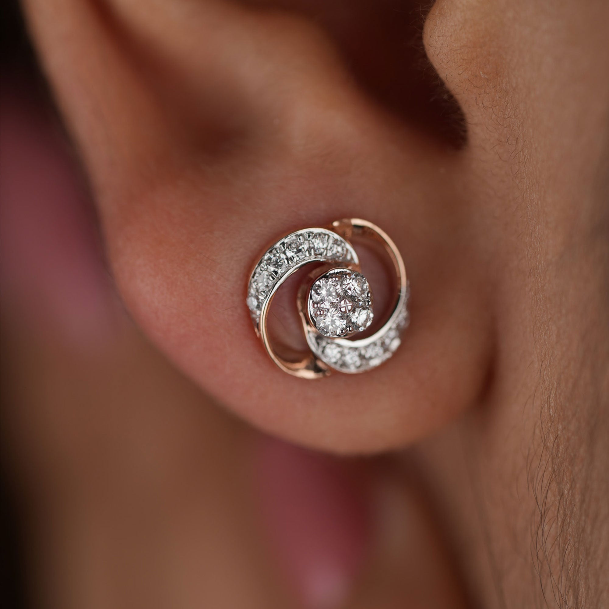 Aurora Bloom Lab Grown Diamond Earrings