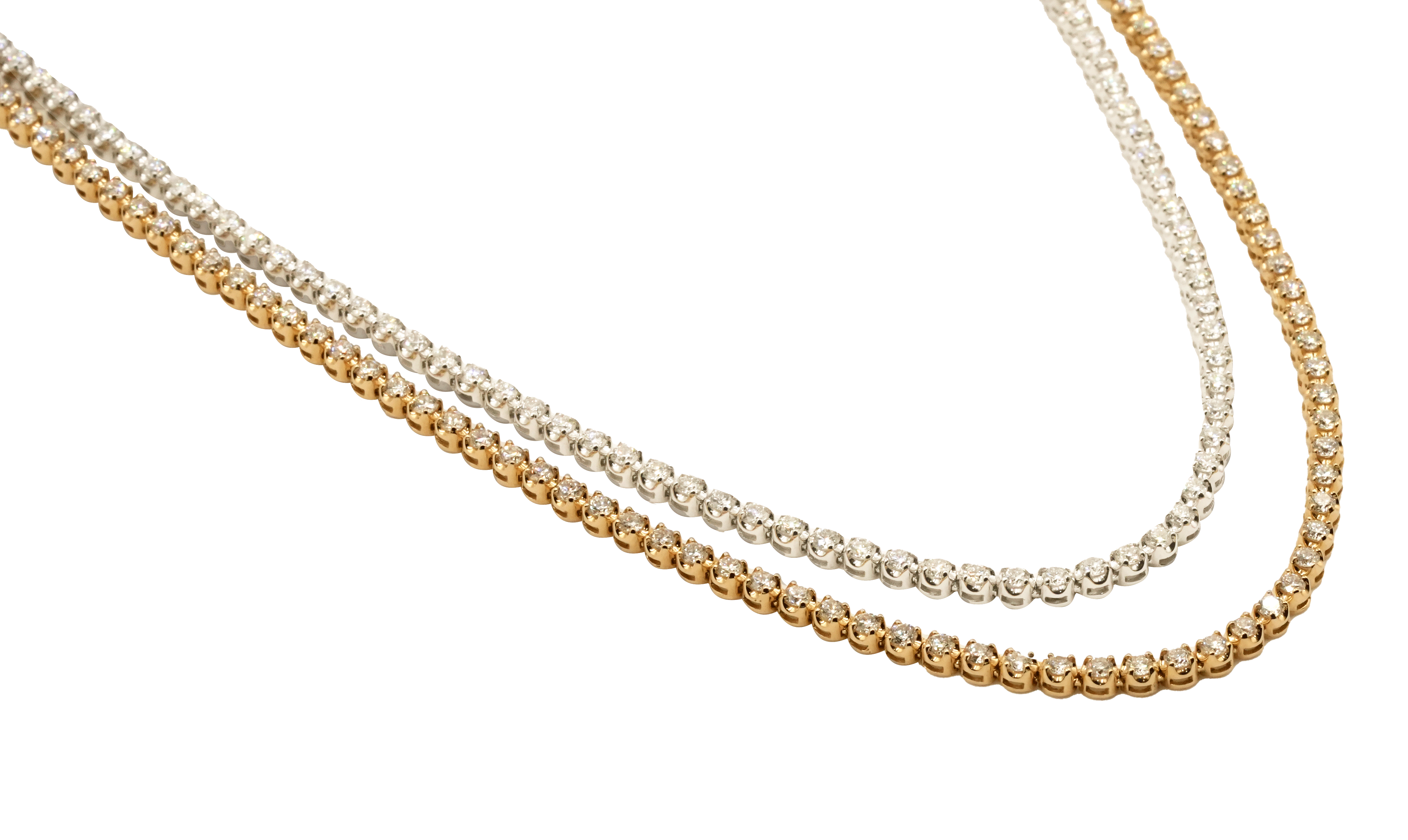 Dual Harmony Diamond Necklace