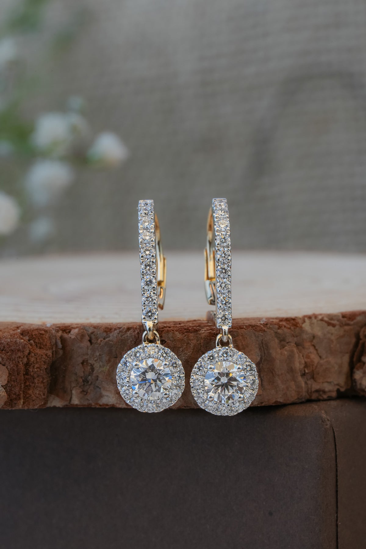 Lab Grown Diamond Drop Earrings