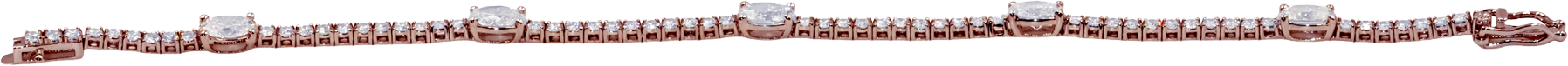 Oval Symphony Diamond Bracelet
