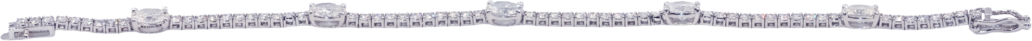 Oval Symphony Diamond Bracelet