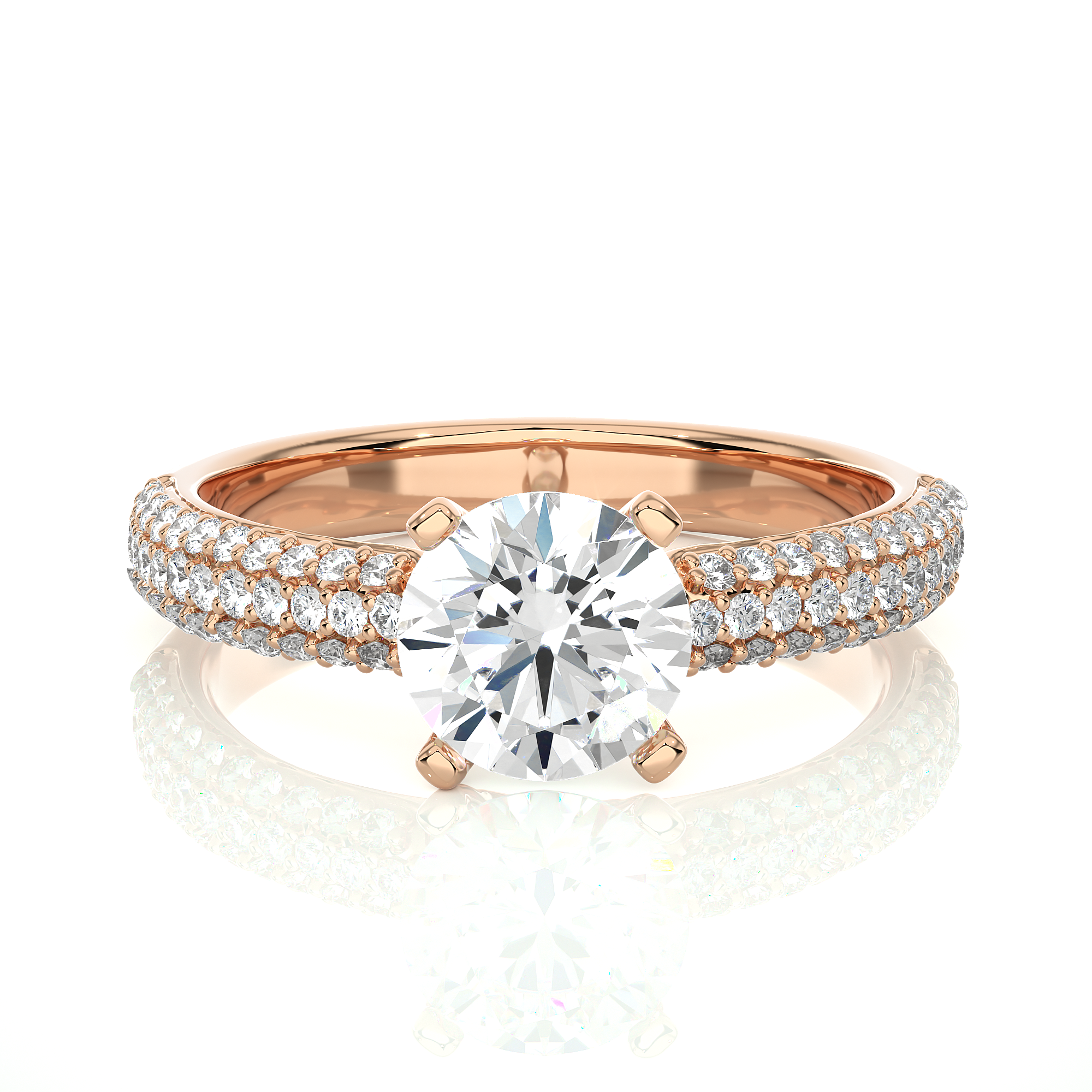 Zephyr Solitaire Lab Grown Diamond Ring