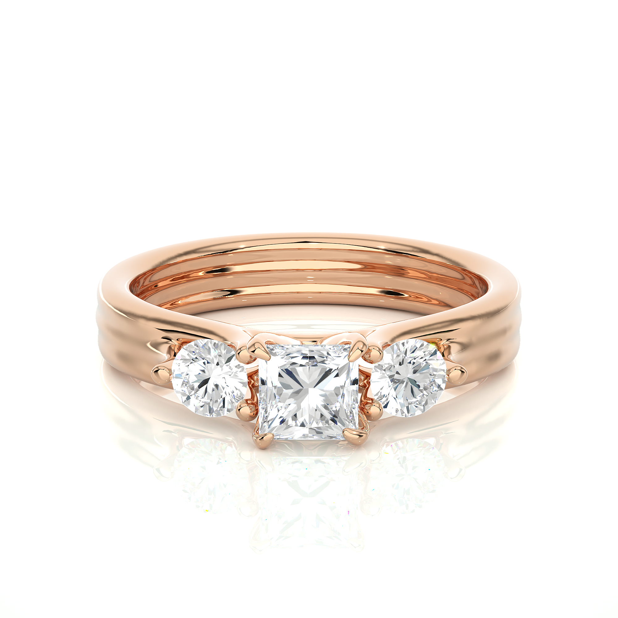 Iceberg Solitaire Lab Grown Diamond Ring