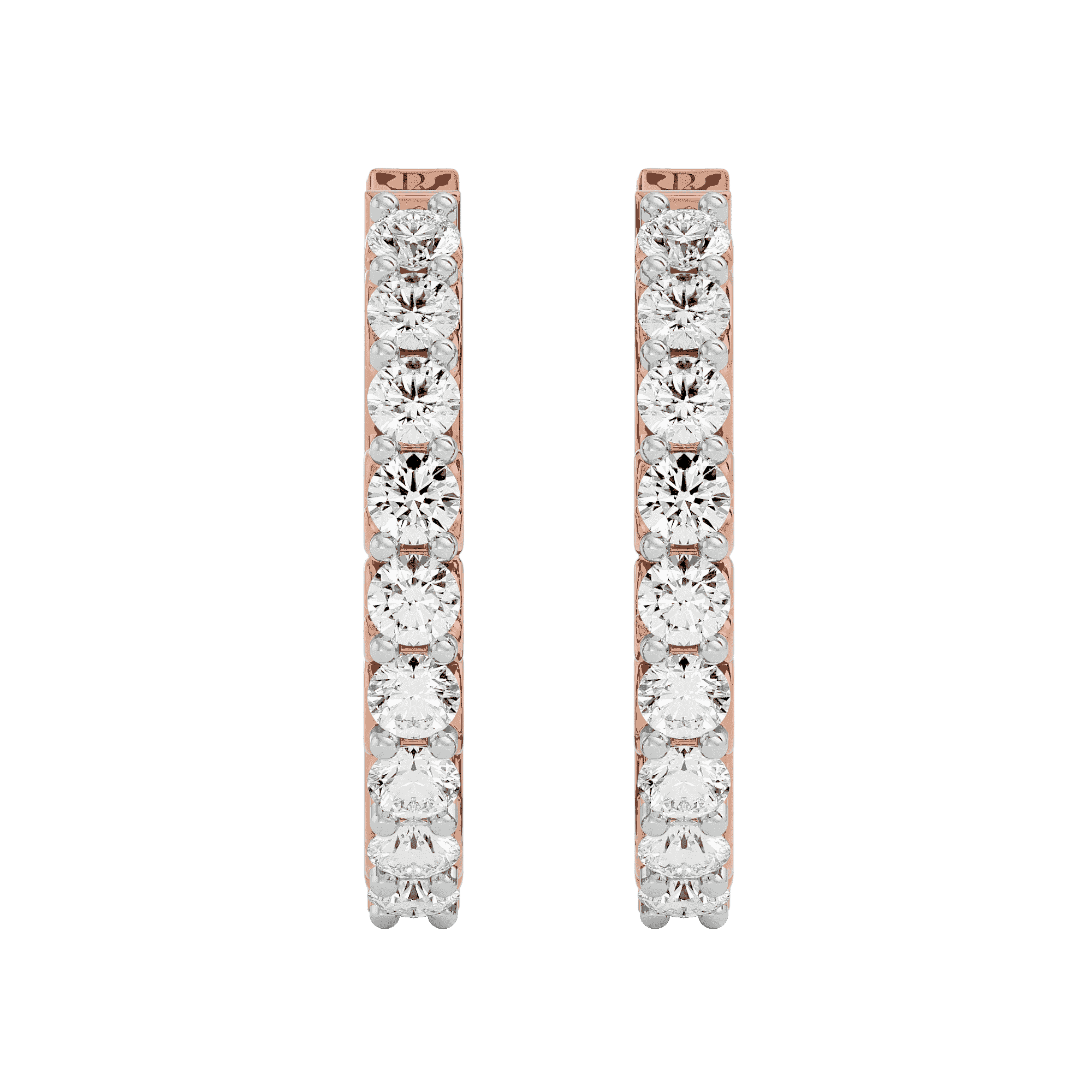 Elegant Whirl Lab Grown Diamond Earrings