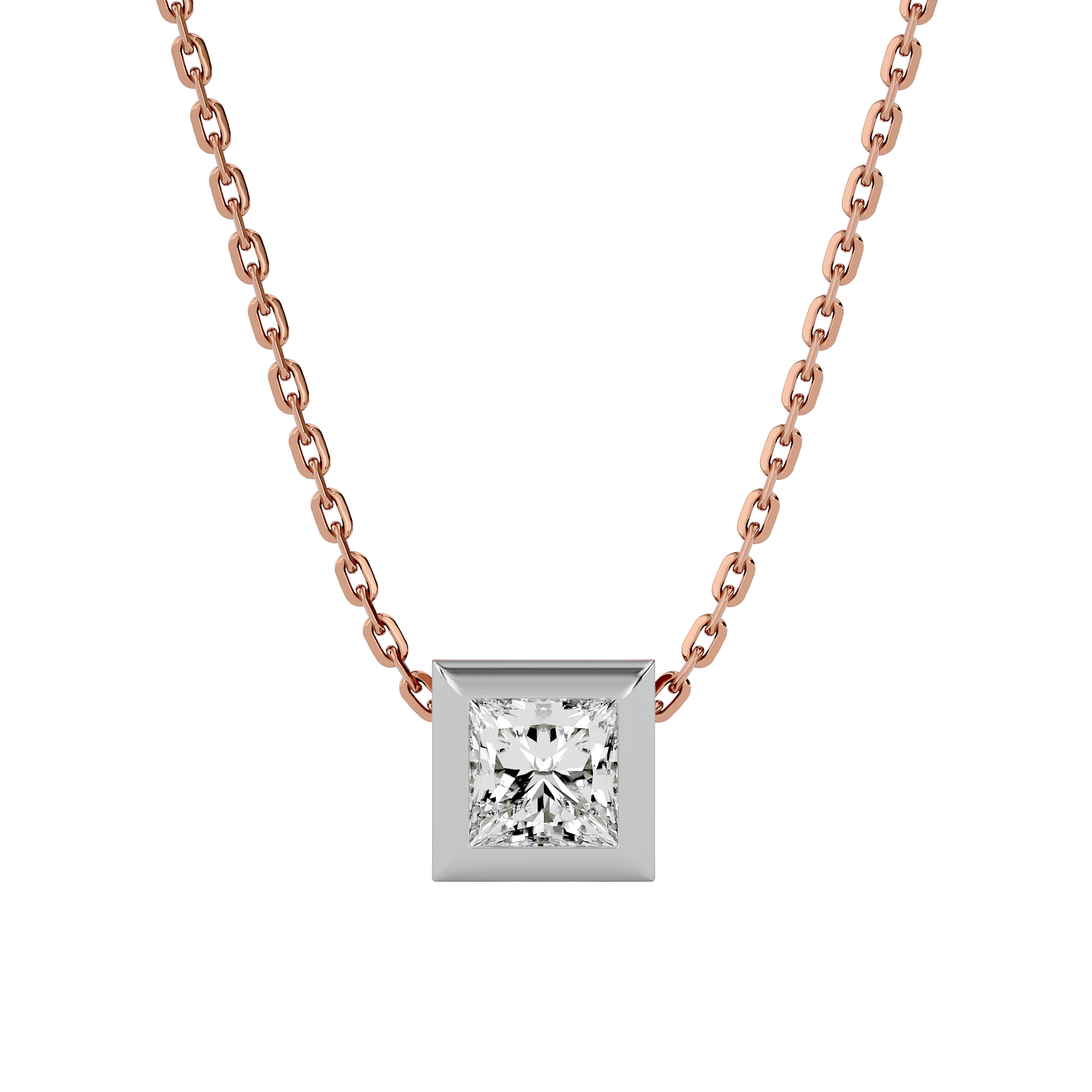 Celestial Sparkle Solitaire Lab Grown Diamond Pendant