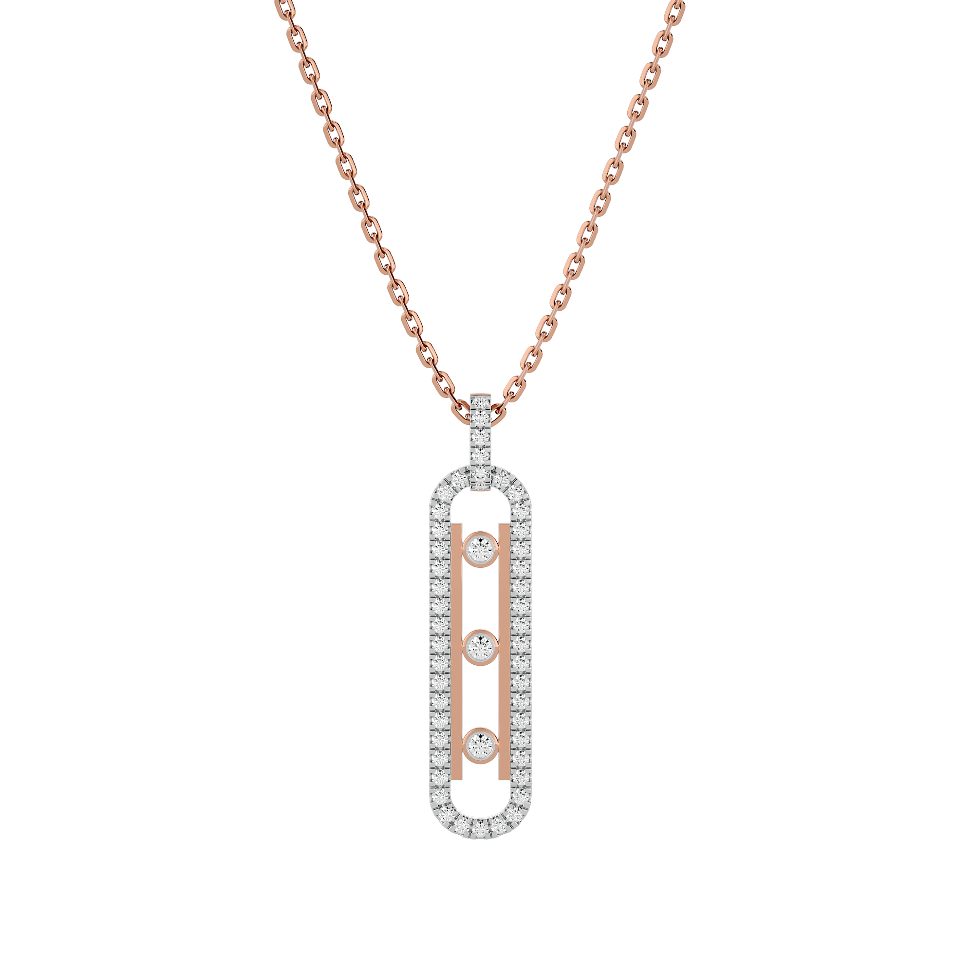 Opulent Elegance Lab Grown Diamond Pendant