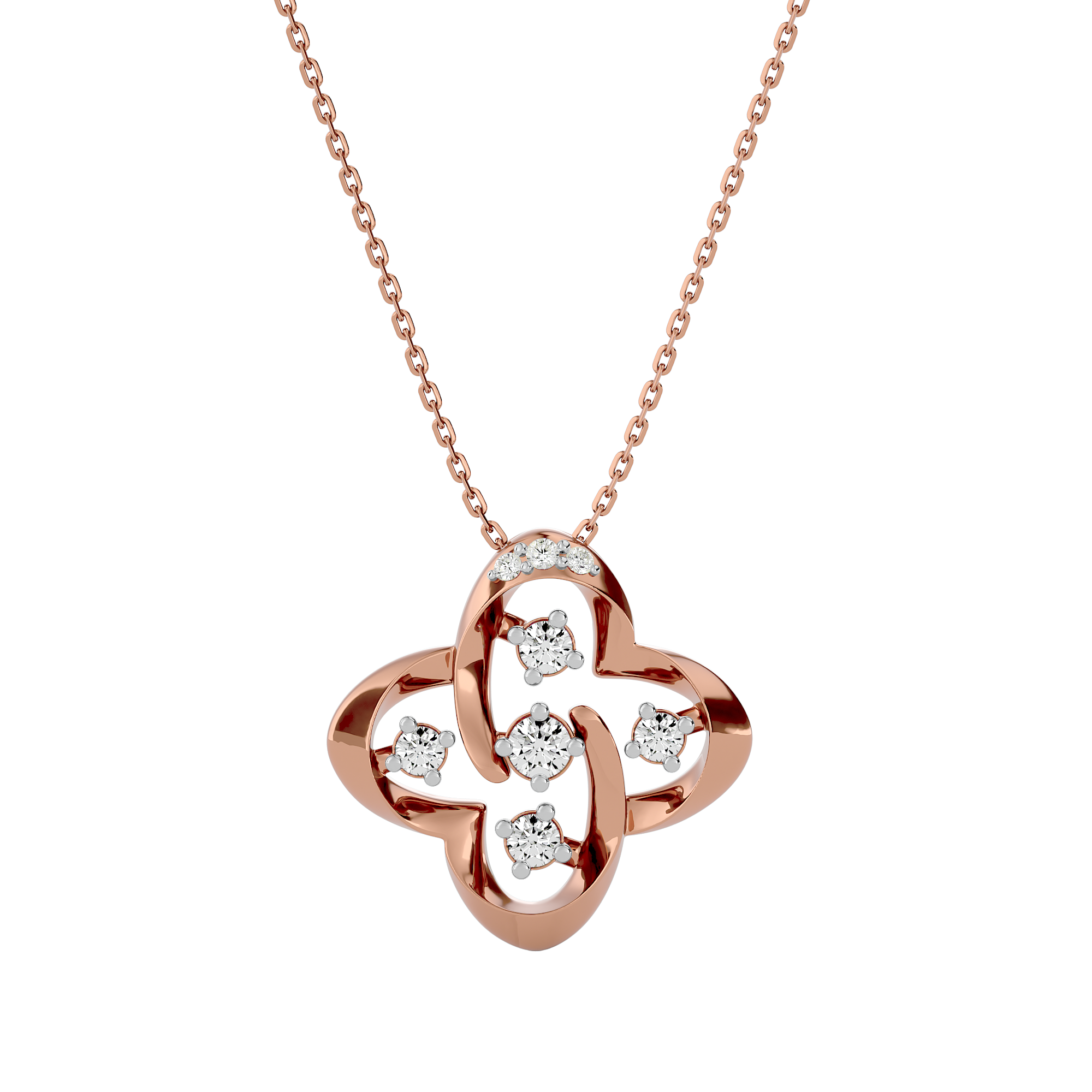 Regal Gleam Lab Grown Diamond Pendant