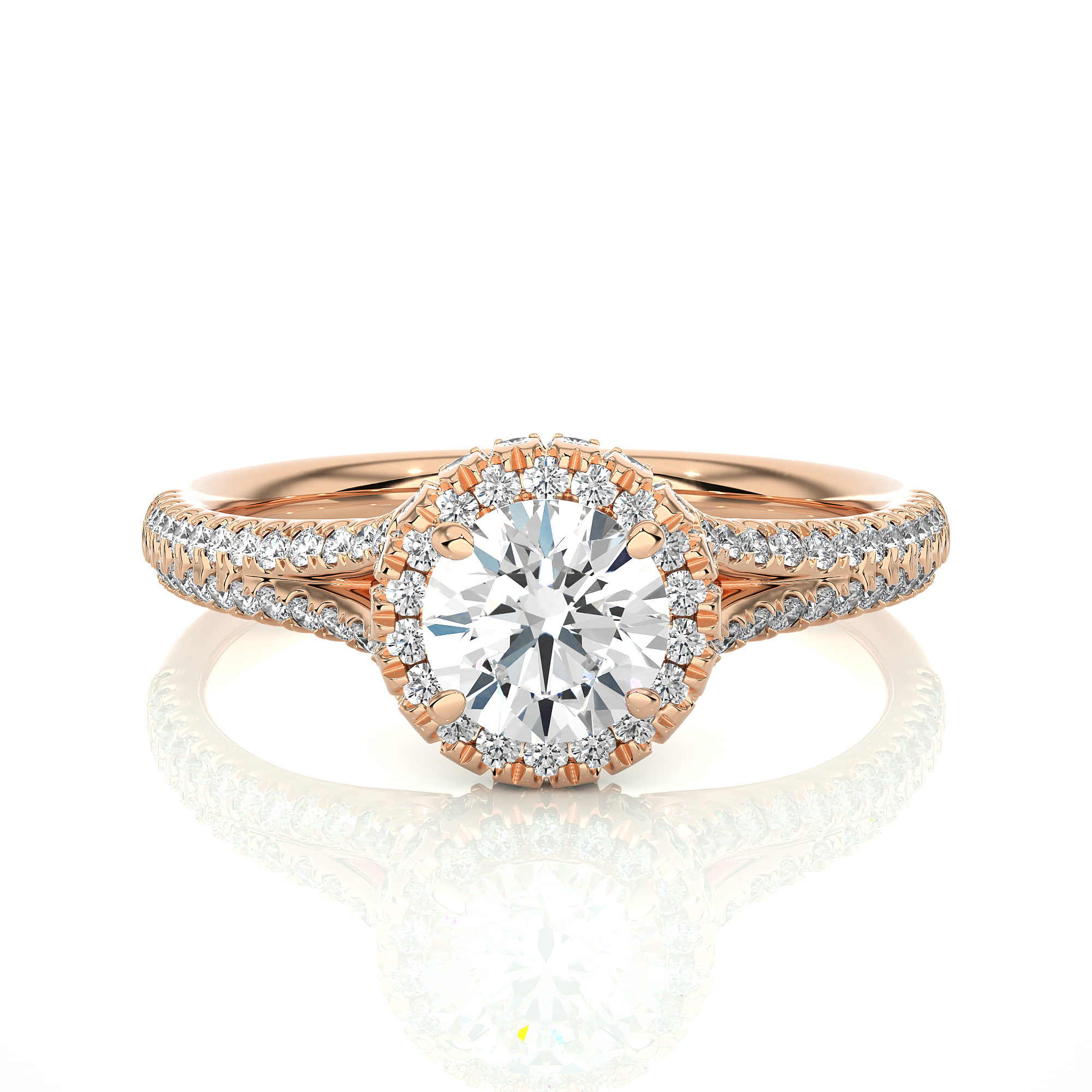 Saffira Solitaire Lab Grown Diamond Ring