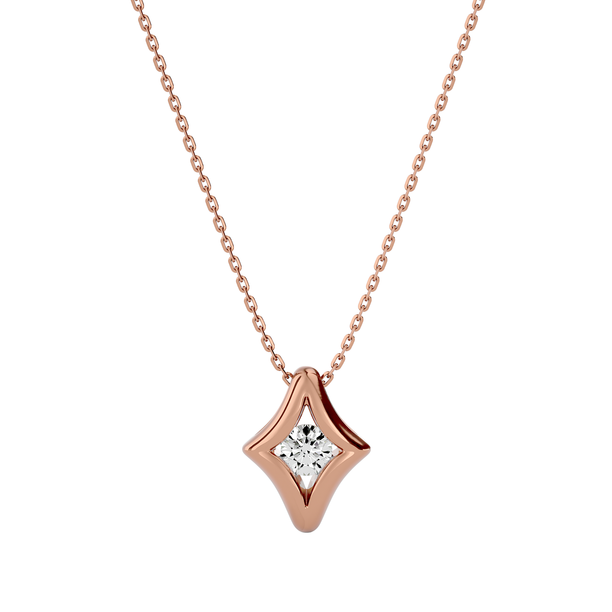 Regal Radiant Lab Grown Diamond Pendant