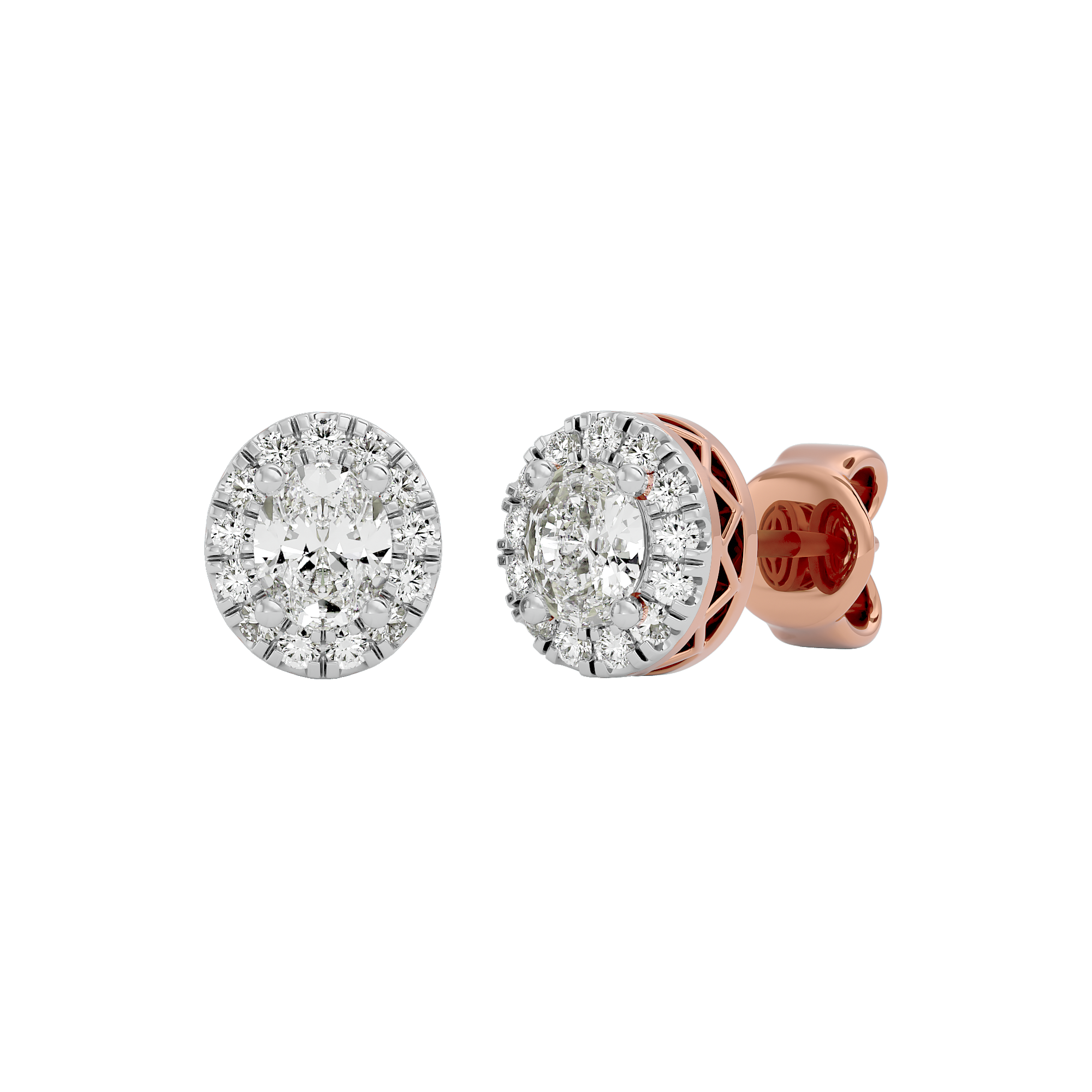 Majestic Brilliance Solitaire Lab Grown Diamond Earrings