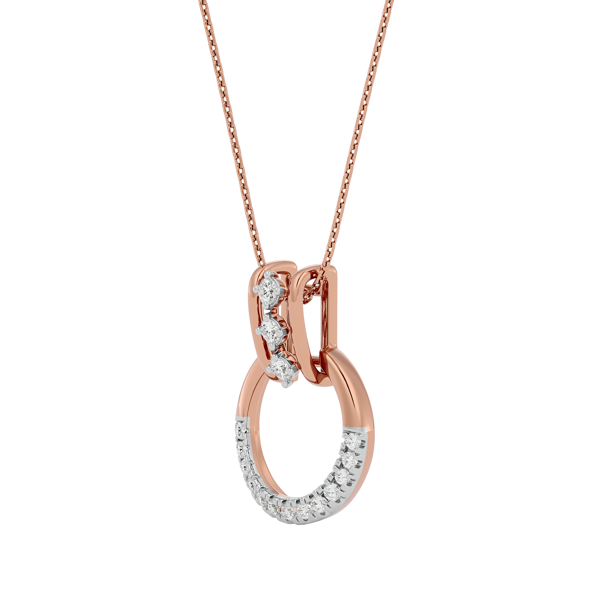 Regal Glow Lab Grown Diamond Pendant