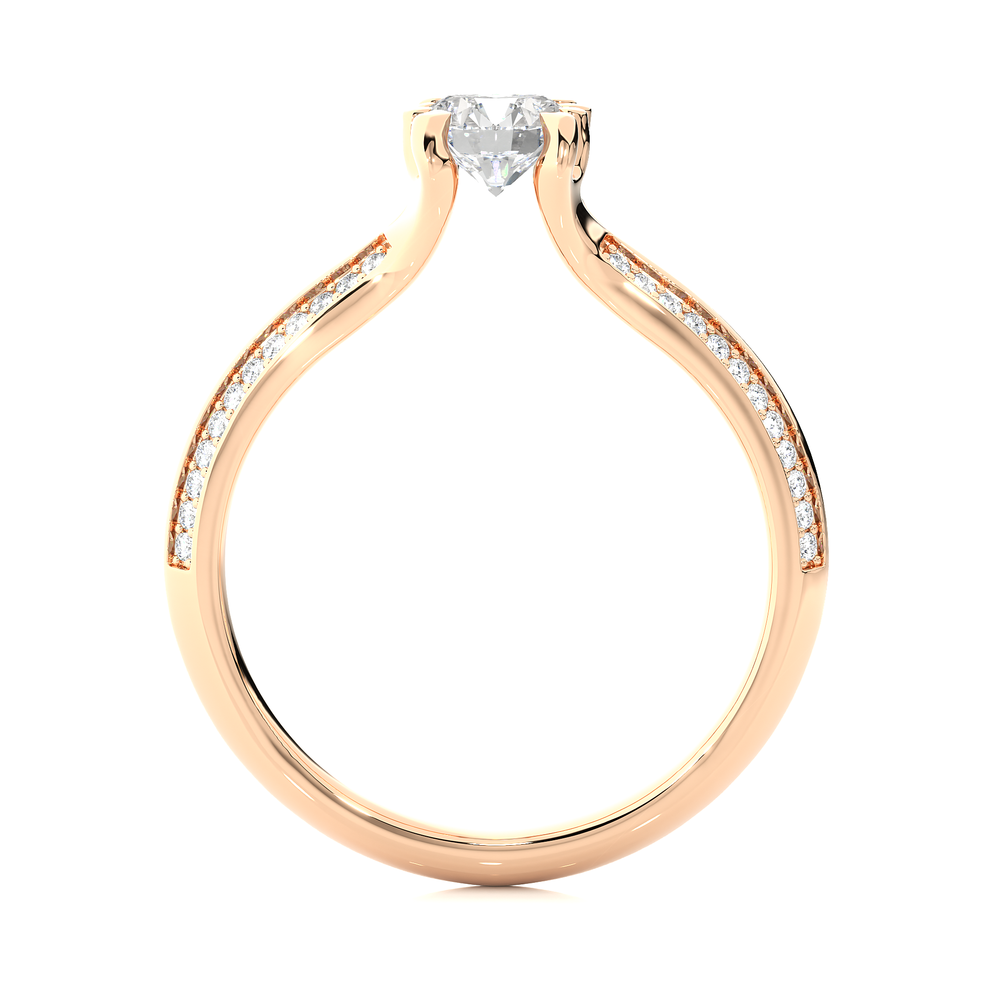 Blitzen Solitaire Lab Grown Diamond Ring