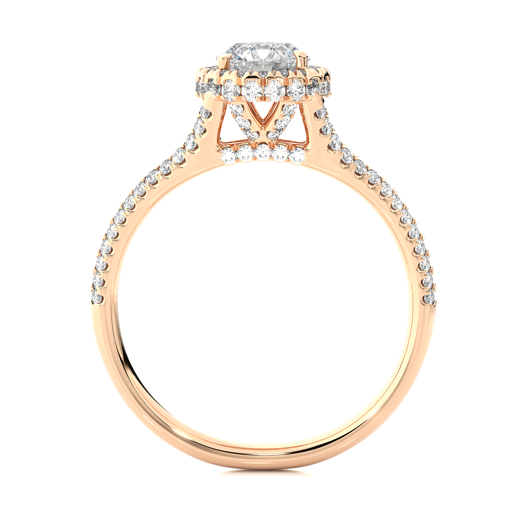 Saffira Solitaire Lab Grown Diamond Ring