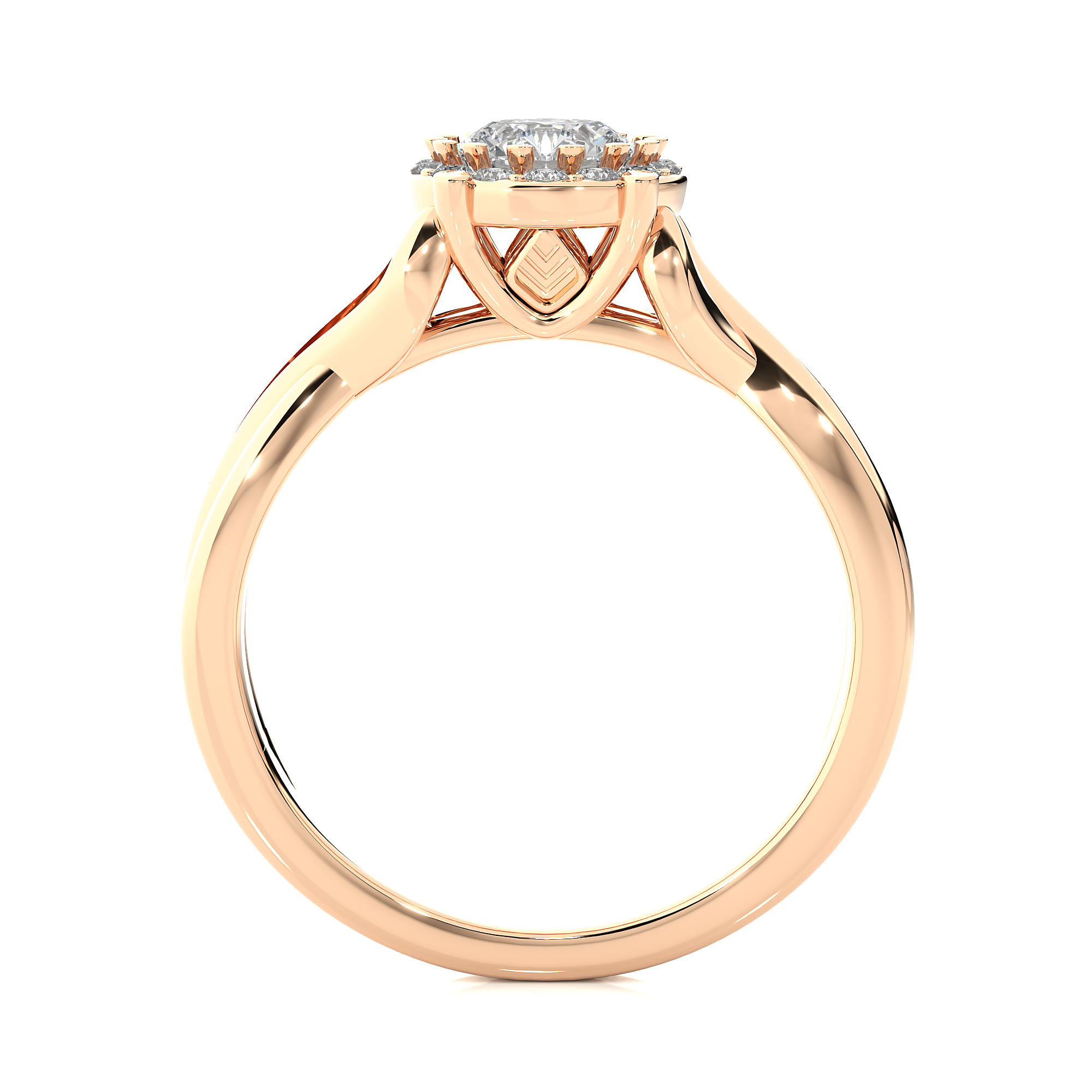 Wisteria Solitaire Lab Grown Diamond Ring