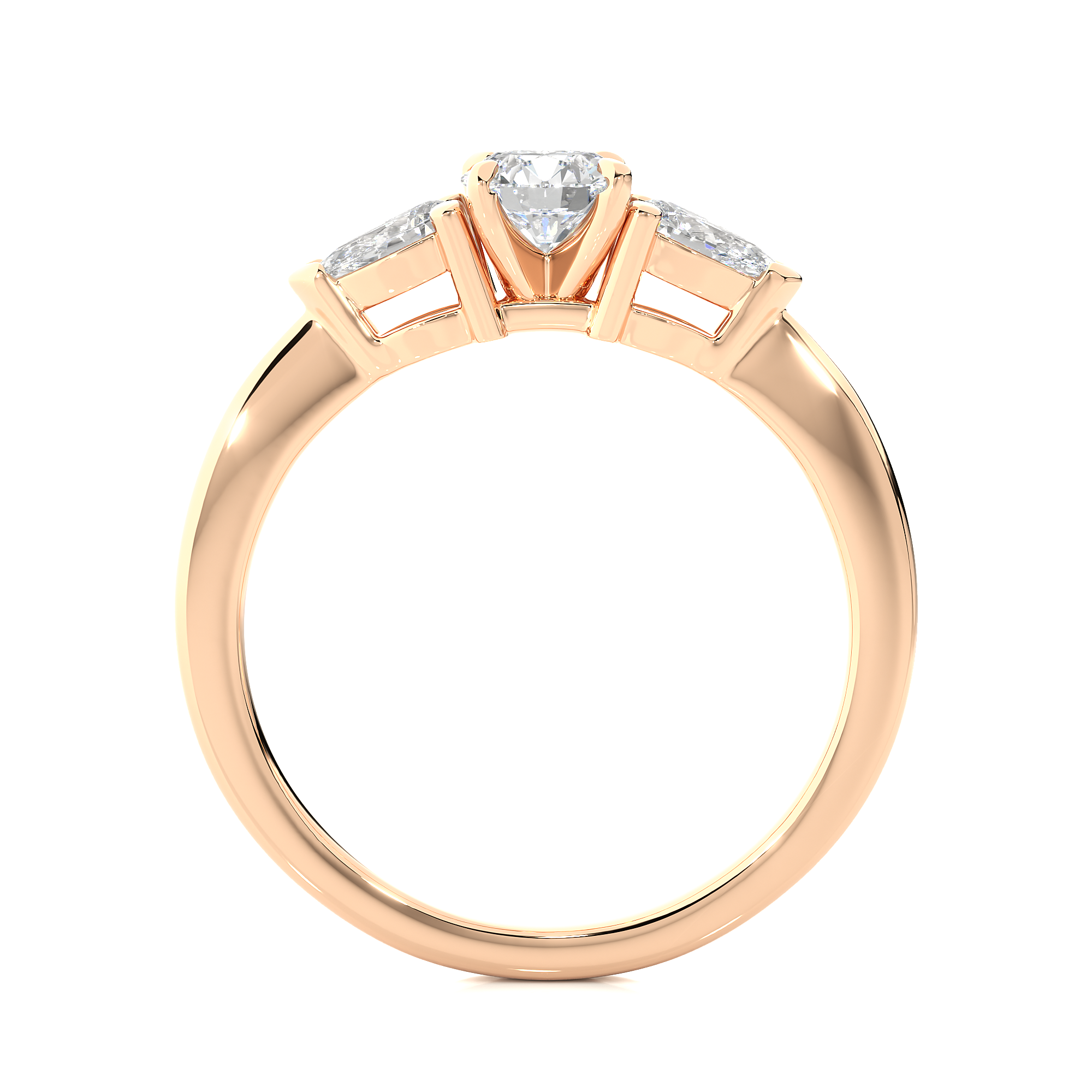FlorIta Solitaire Lab Grown Diamond Ring