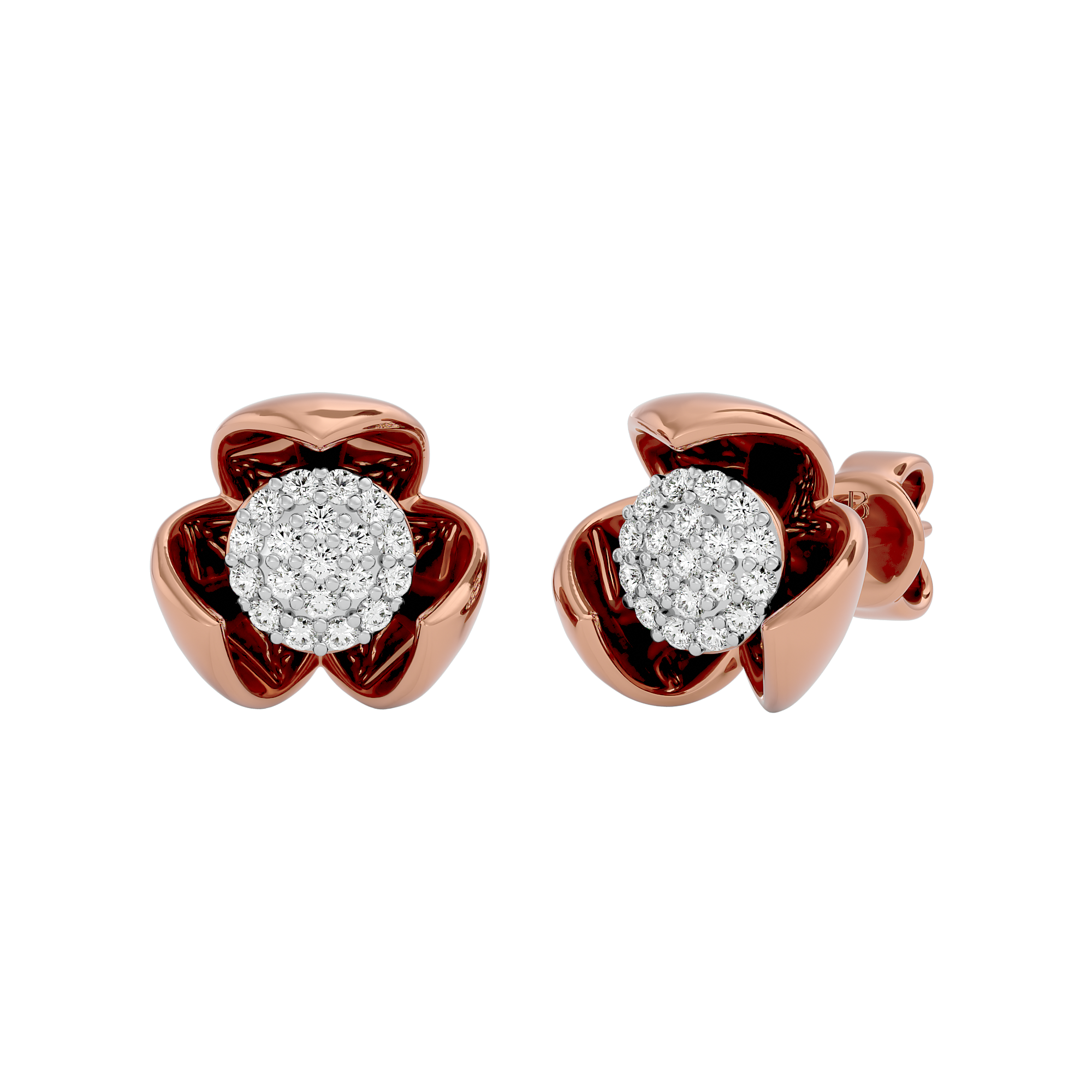 Divinely Elegant Lab Grown Diamond Earrings
