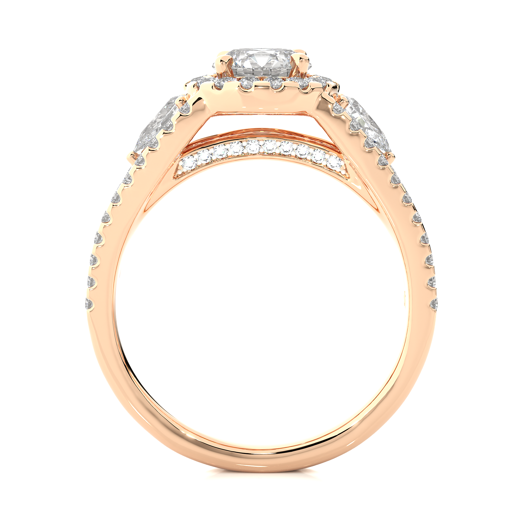 Blush Blossom Solitaire Lab Grown Diamond Ring