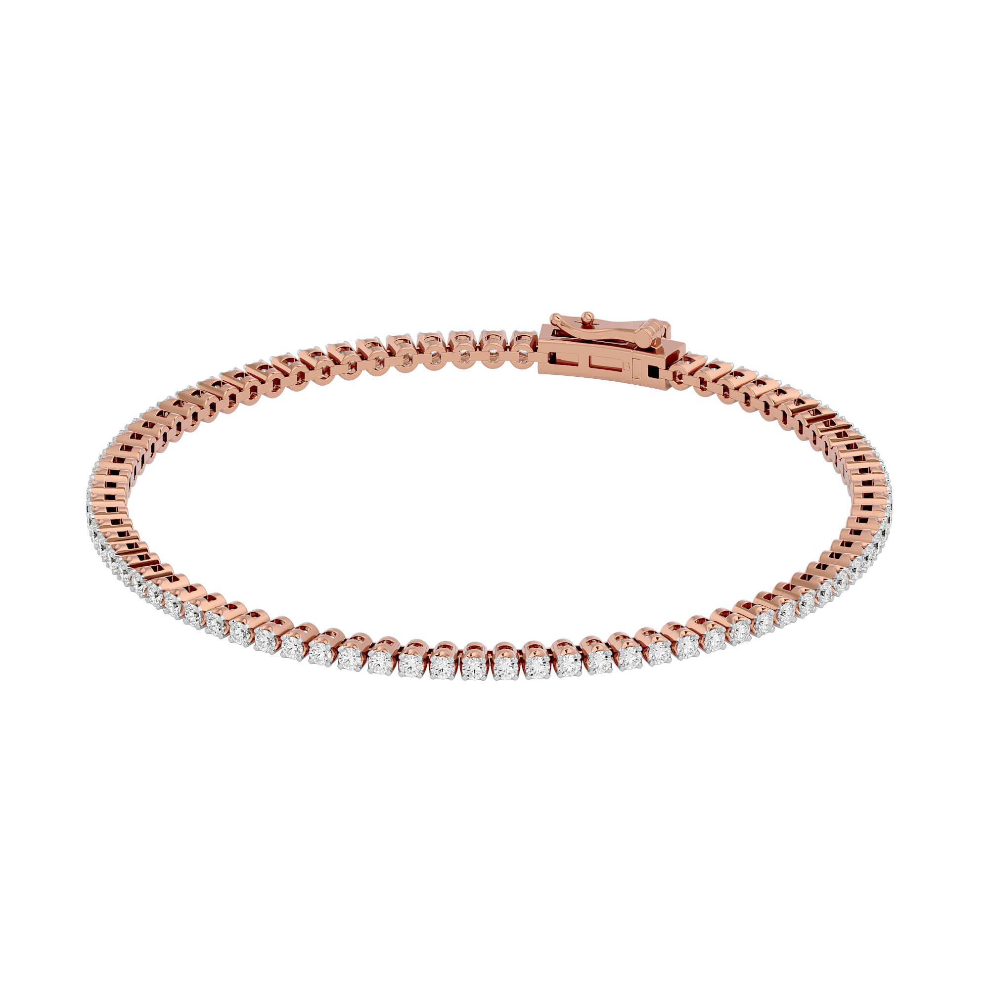Celestial Harmony Tennis Lab Grown Diamond Bracelet