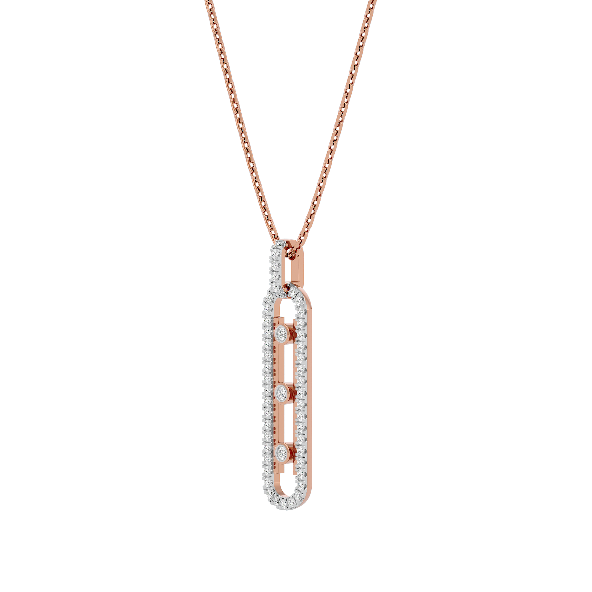Opulent Elegance Lab Grown Diamond Pendant
