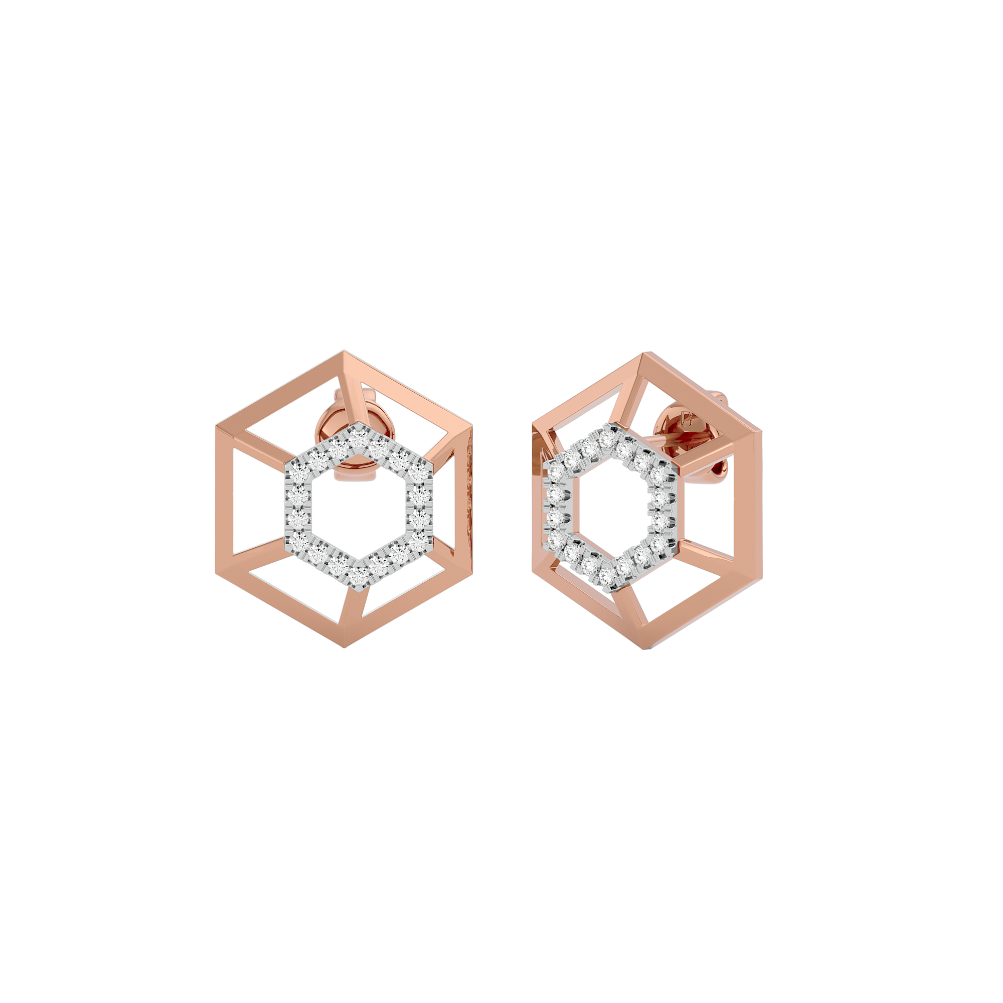 Regal Gleam Lab Grown Diamond Earrings