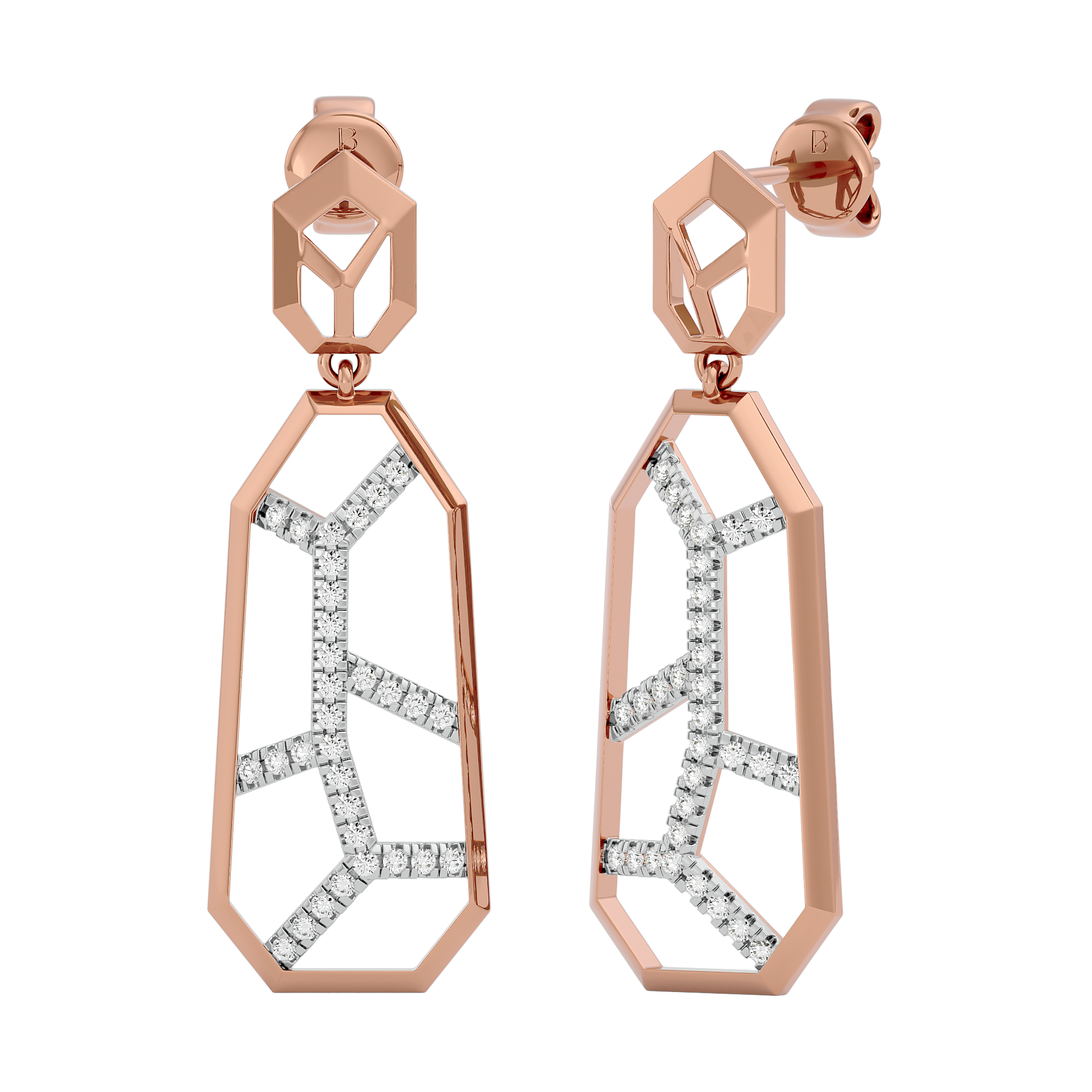 Celestial Radiance Lab Grown Diamond Earrings