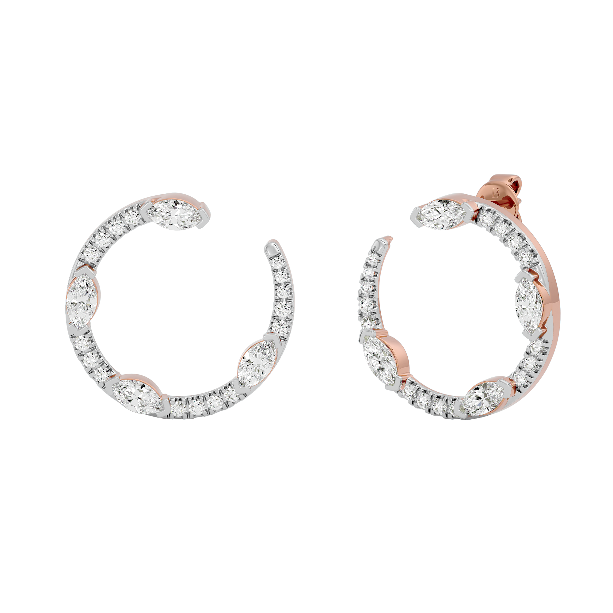 Luxe Marquise Lab Grown Diamond Earrings