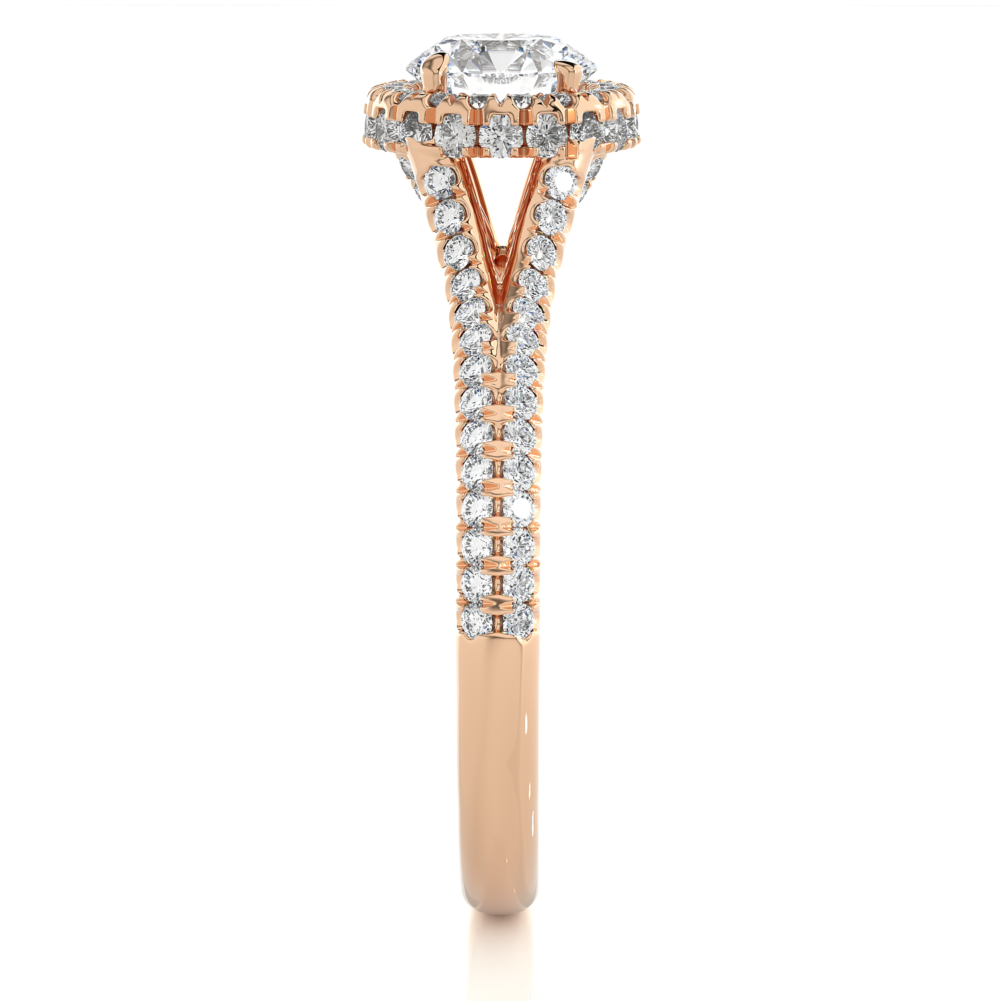 Saffira Solitaire Lab Grown Diamond Ring
