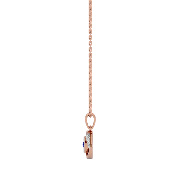 Sparkling Evil Eye Lab Grown Diamond Pendant