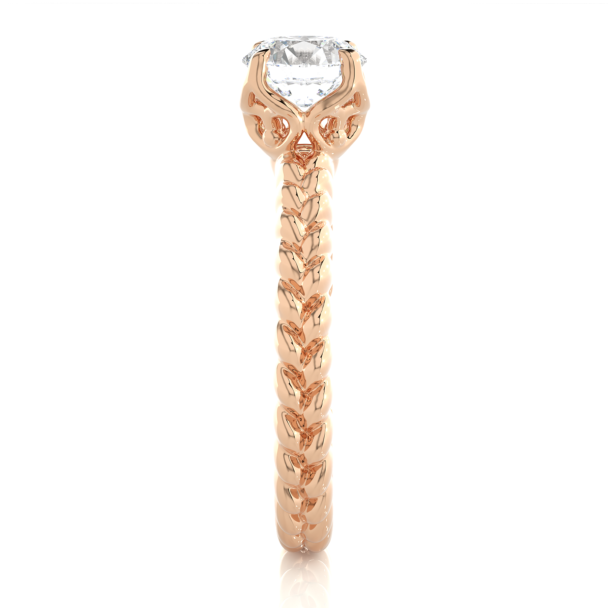 Love Me Knot Solitaire Lab Grown Diamond Ring