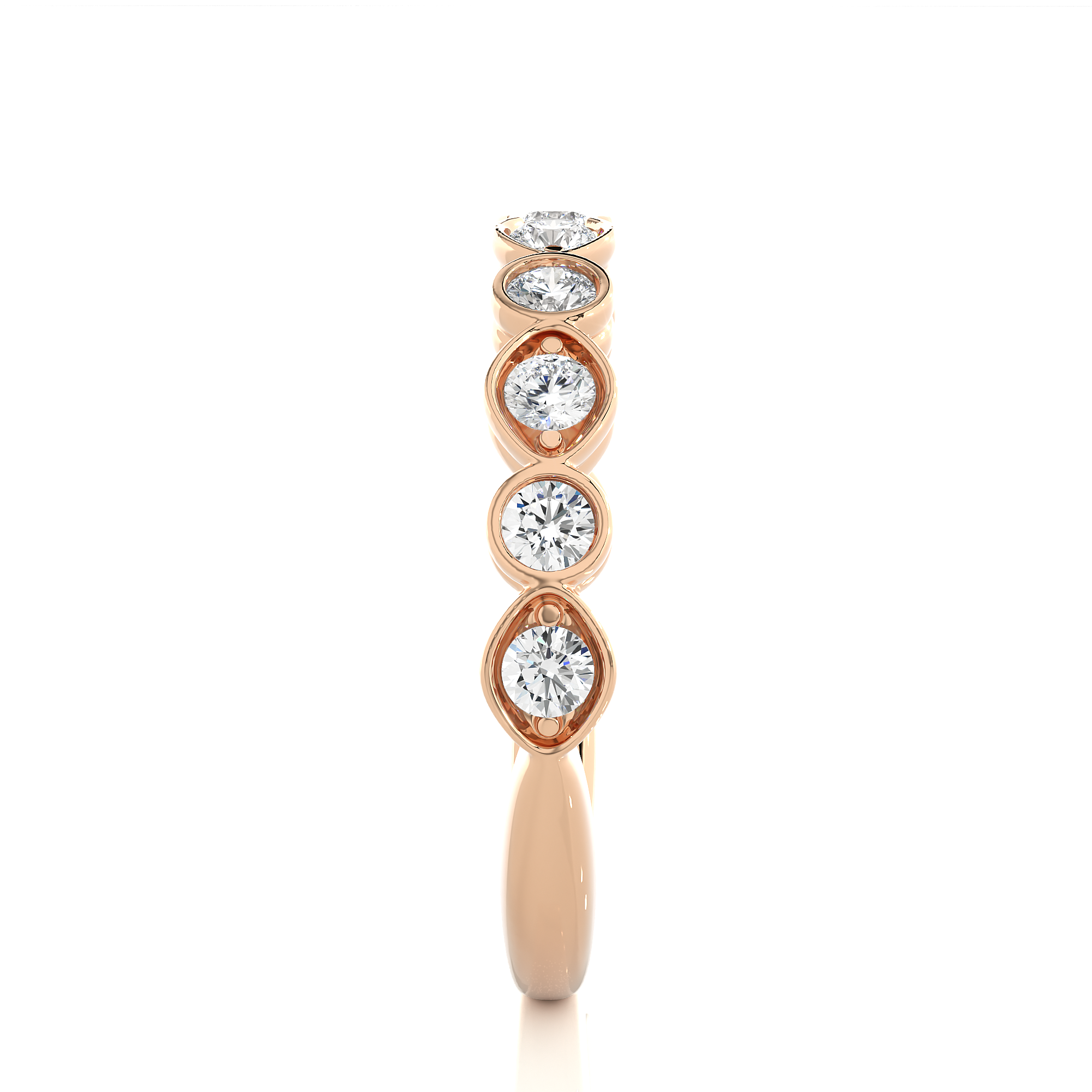 Symphony of Hearts Solitaire Lab Grown Diamond Ring