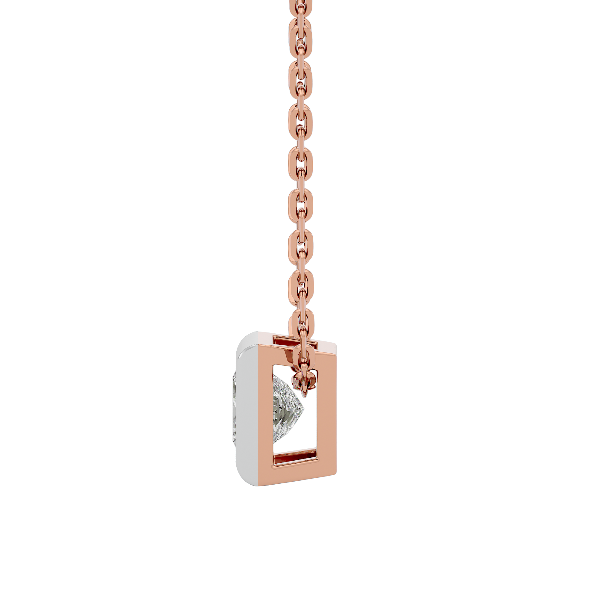 Celestial Sparkle Solitaire Lab Grown Diamond Pendant