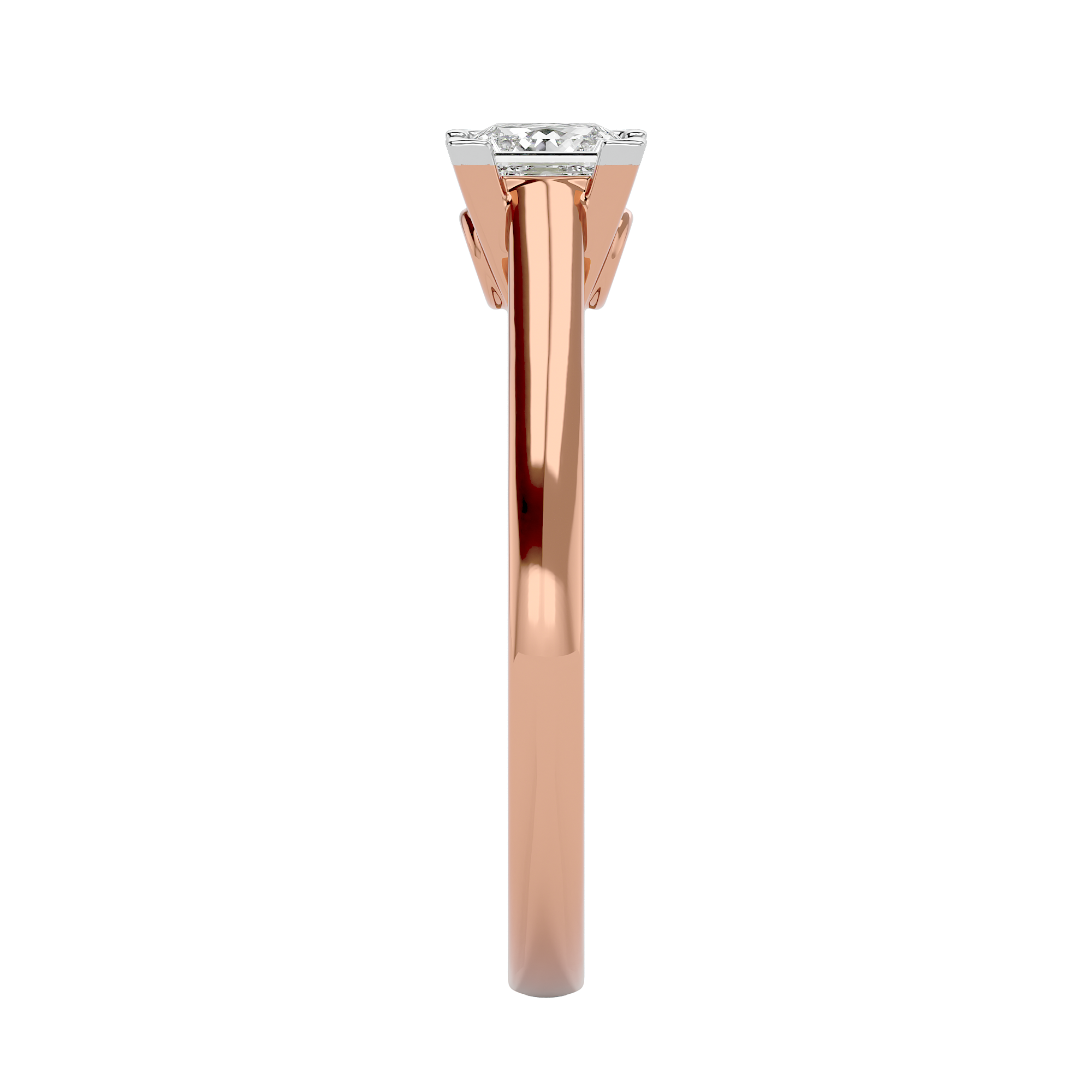 Infinity For Life Solitaire Rose Gold Lab Grown Diamond Ring