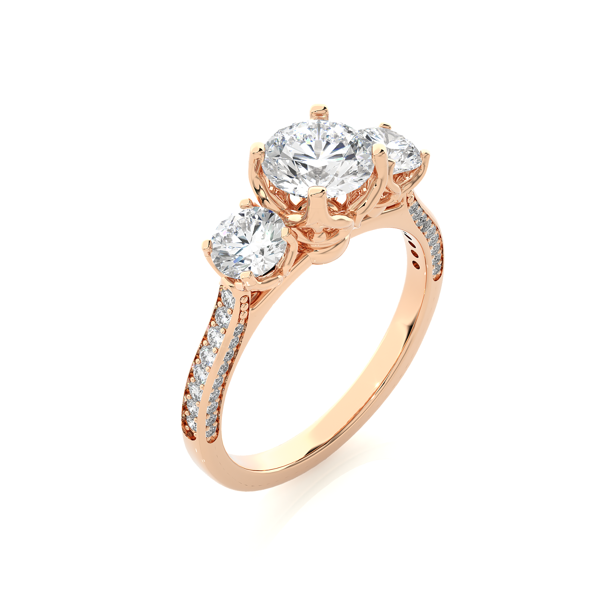 Radiant Reverie Solitaire Lab Grown Diamond Ring