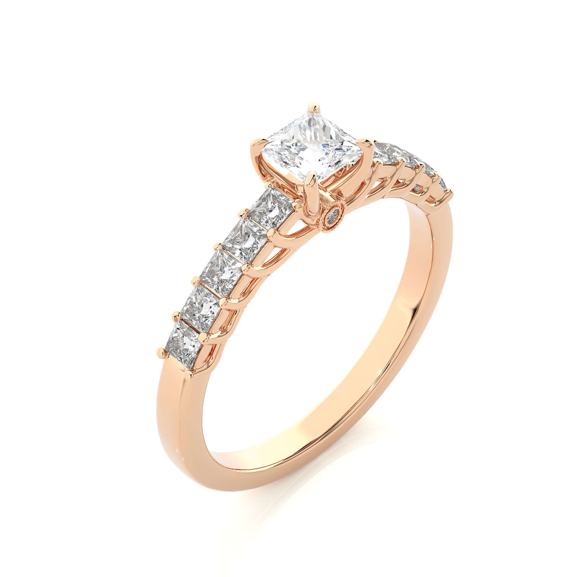 Regio Solitaire Lab Grown Diamond Ring