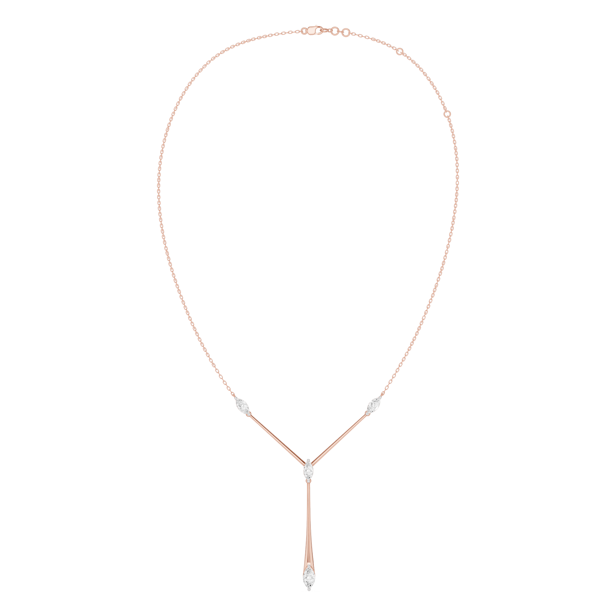 The Zyraelle Marquise Diamond Pendant