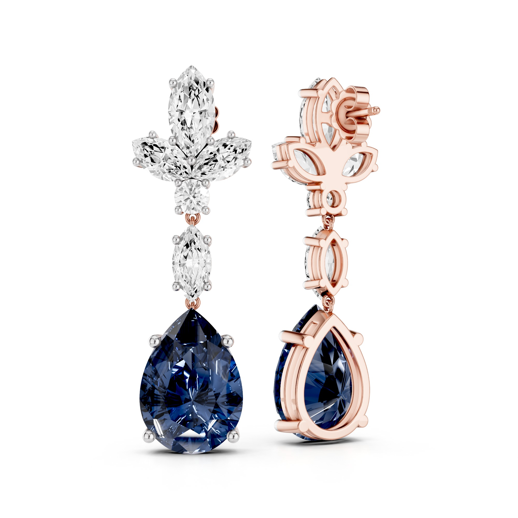 The Marquise Étoile Lab Grown Diamond Earrings