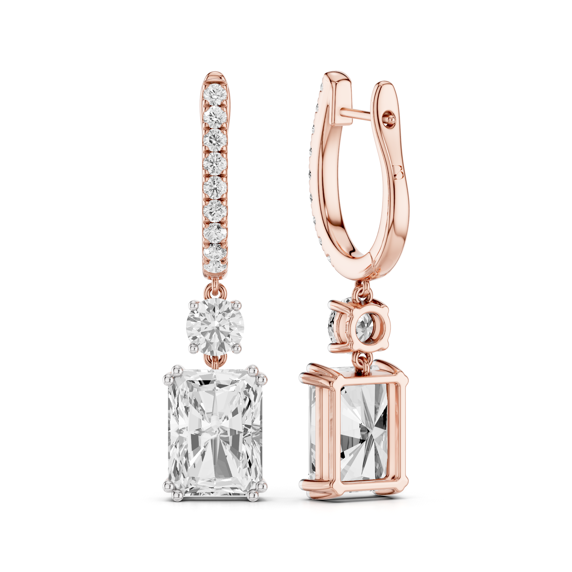 Orlina Lab Grown Diamond Earrings